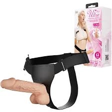 Страпон с вибрацией Ultra Passionate Harness от Baile 24 см